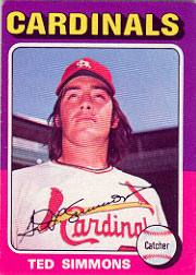 1975 Topps Baseball Cards      075      Ted Simmons